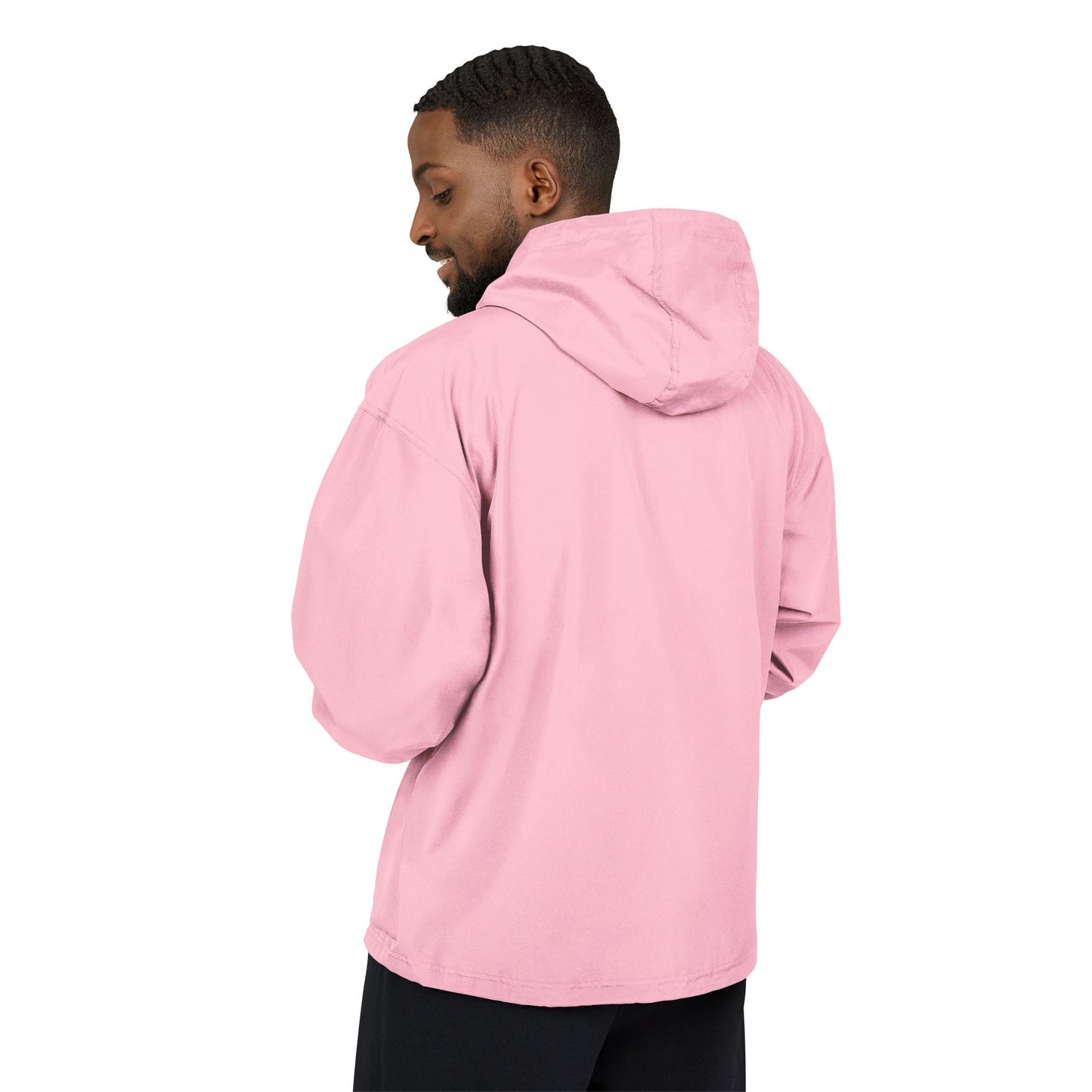 Champion Packable Orange Anorak Jacket - Lightweight Windbreaker for Outdoor Adventures