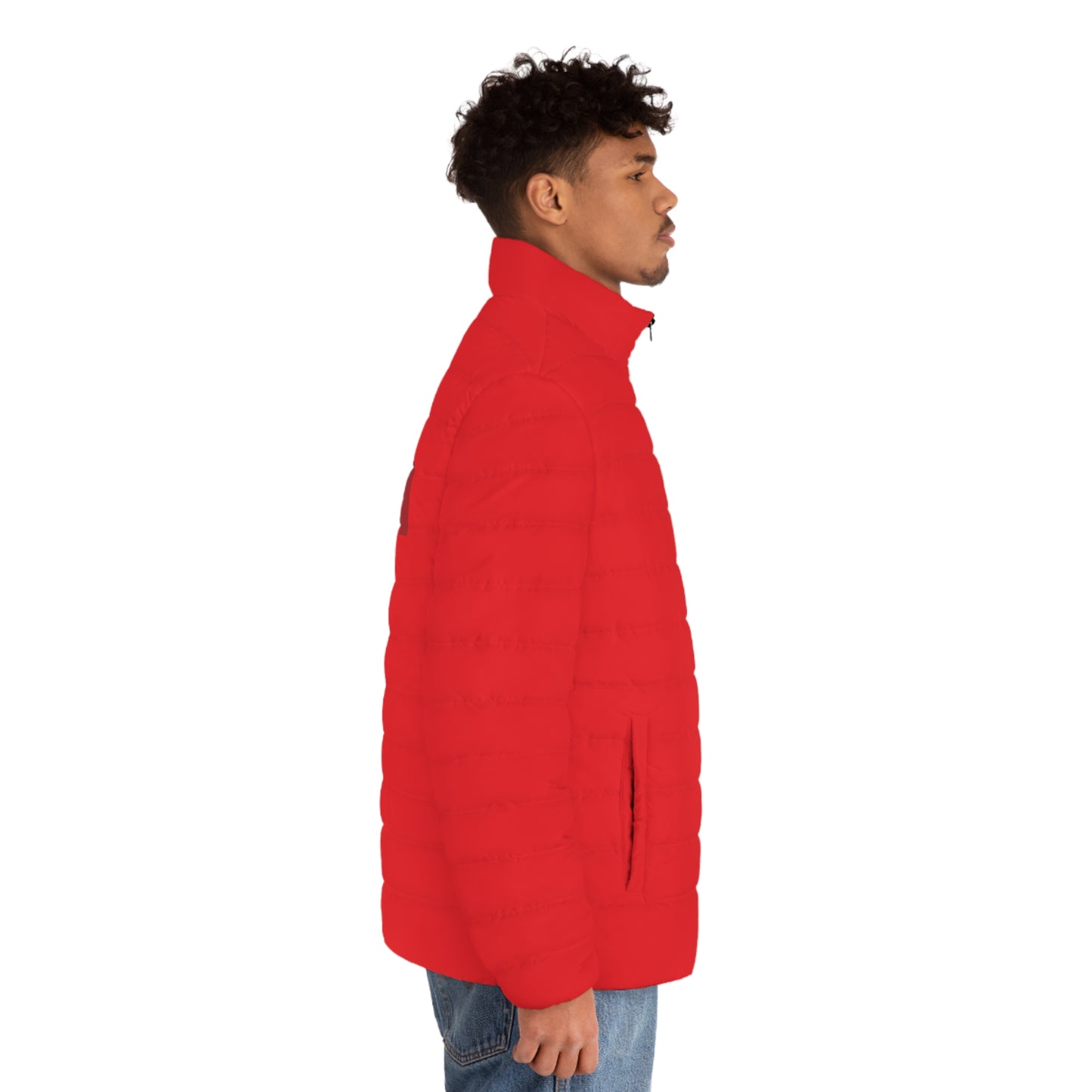 BUS-Puffer Jacket -red