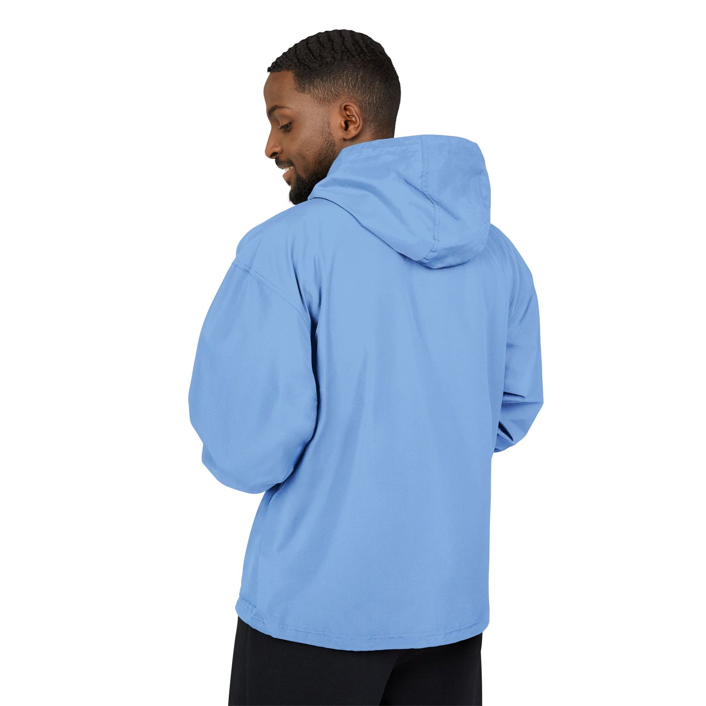 Champion Packable Orange Anorak Jacket - Lightweight Windbreaker for Outdoor Adventures