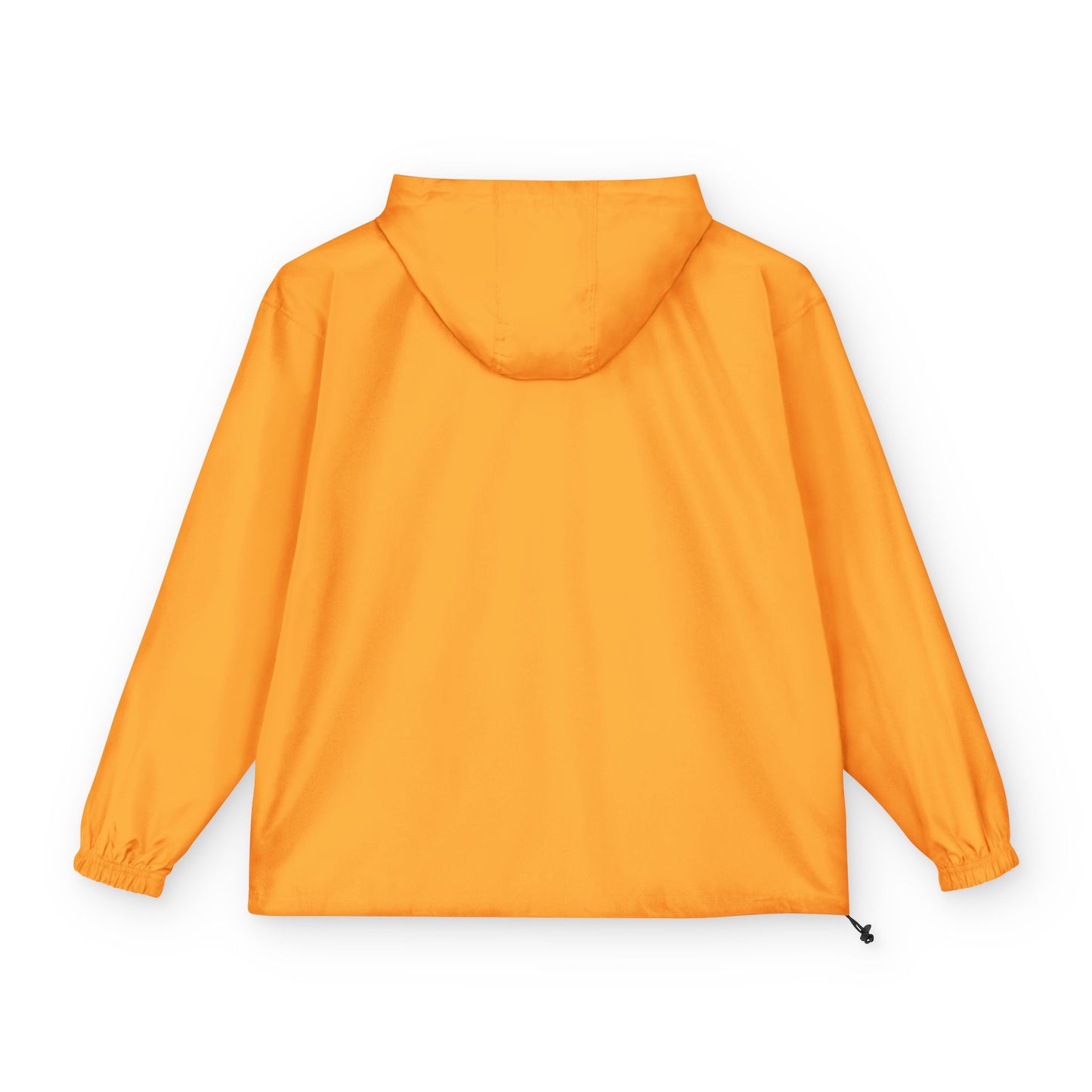 Champion Packable Orange Anorak Jacket - Lightweight Windbreaker for Outdoor Adventures