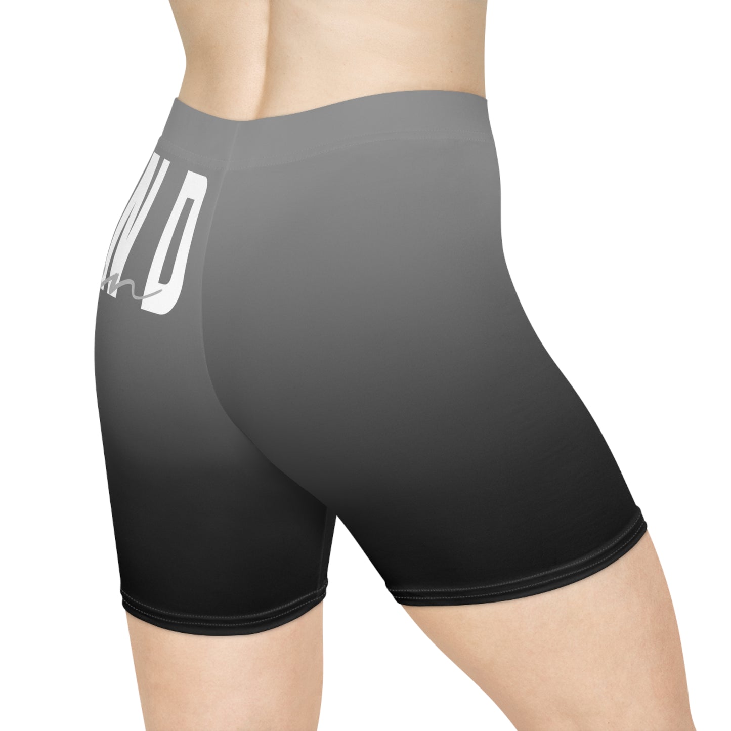Women's Biker Shorts - Beyond Seen black Ombre