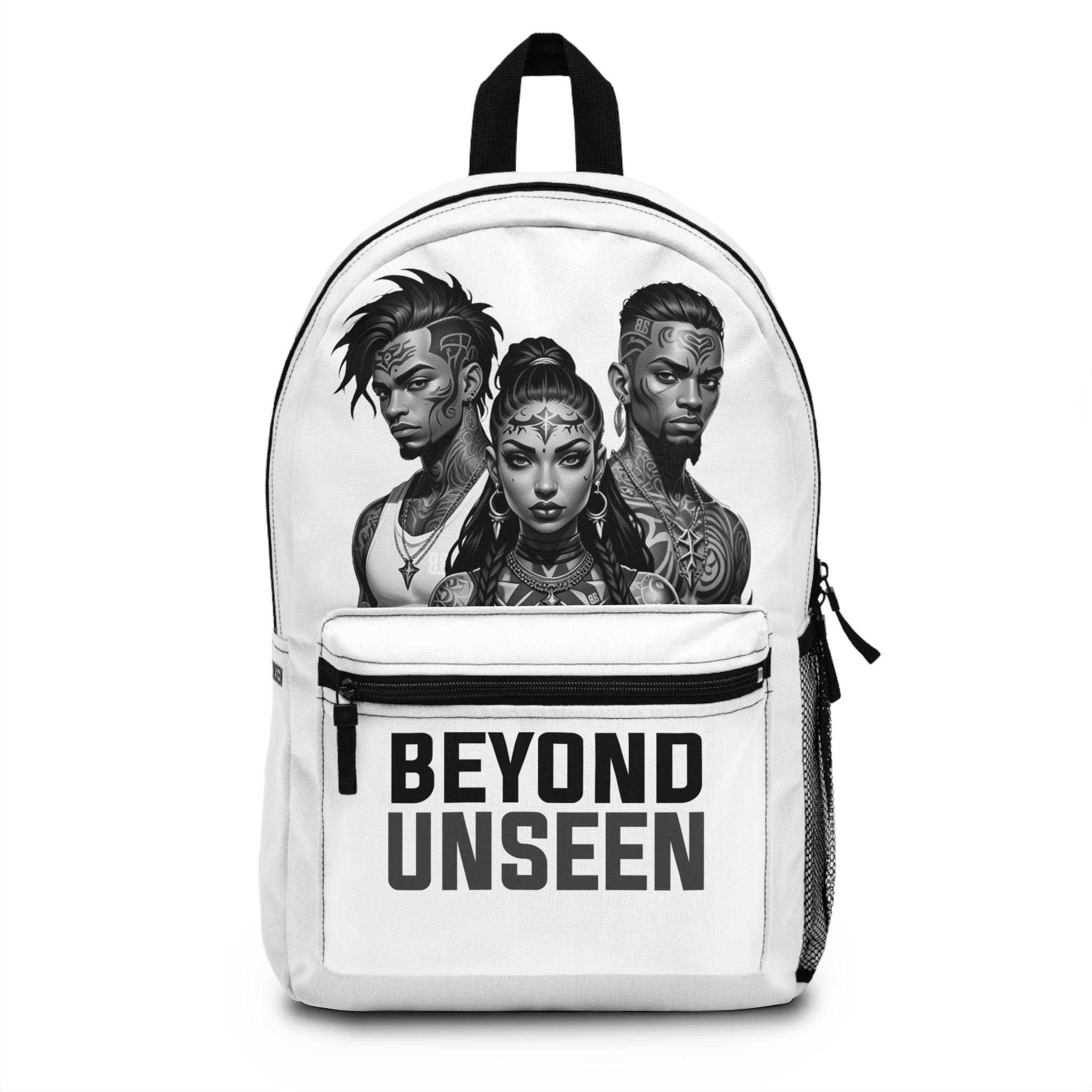 Unseen 3 Backpack — Beyond Unseen streetwear backpack, independent clothing brand accessory