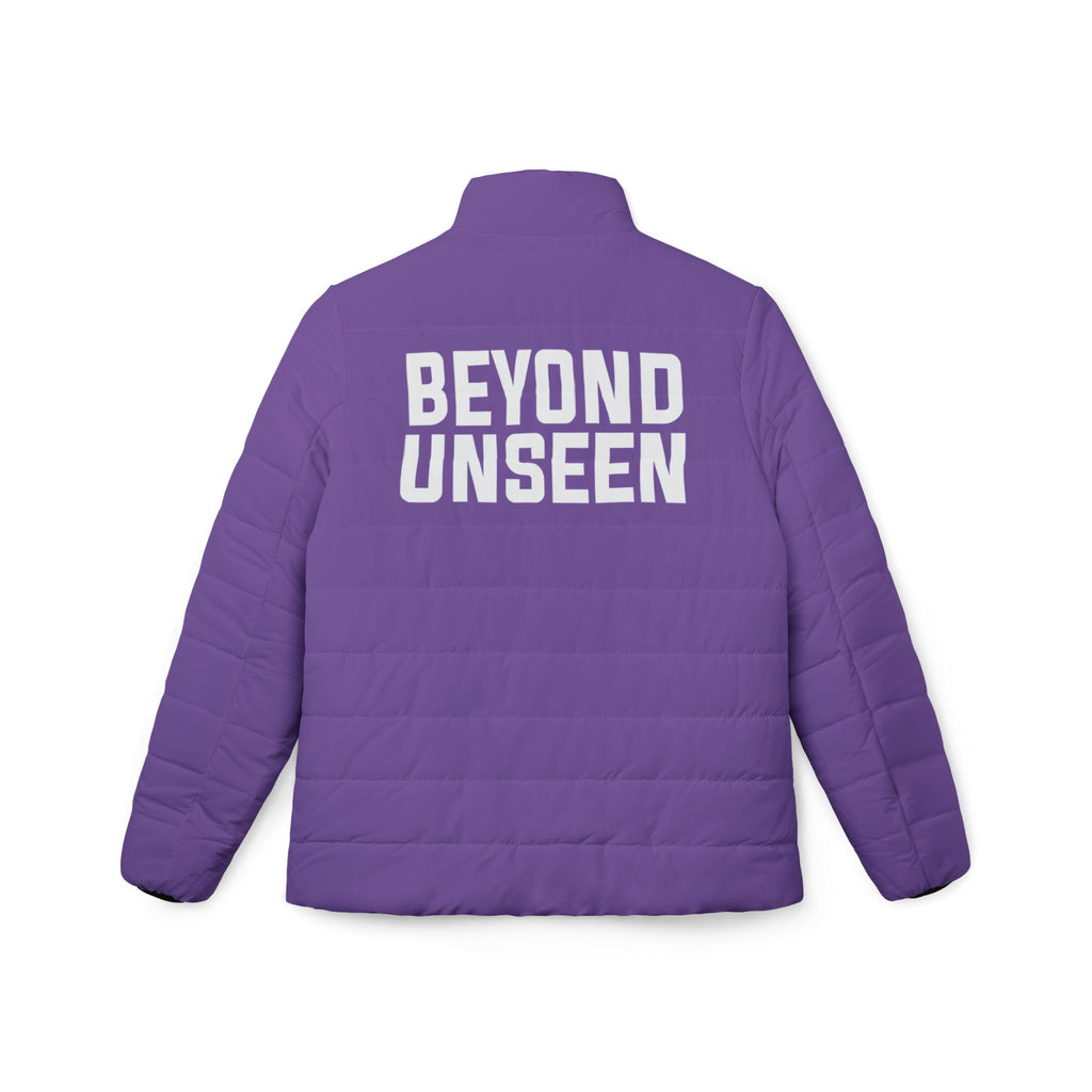 Beyond Unseen — Women's Puffer Jacket (Purple)