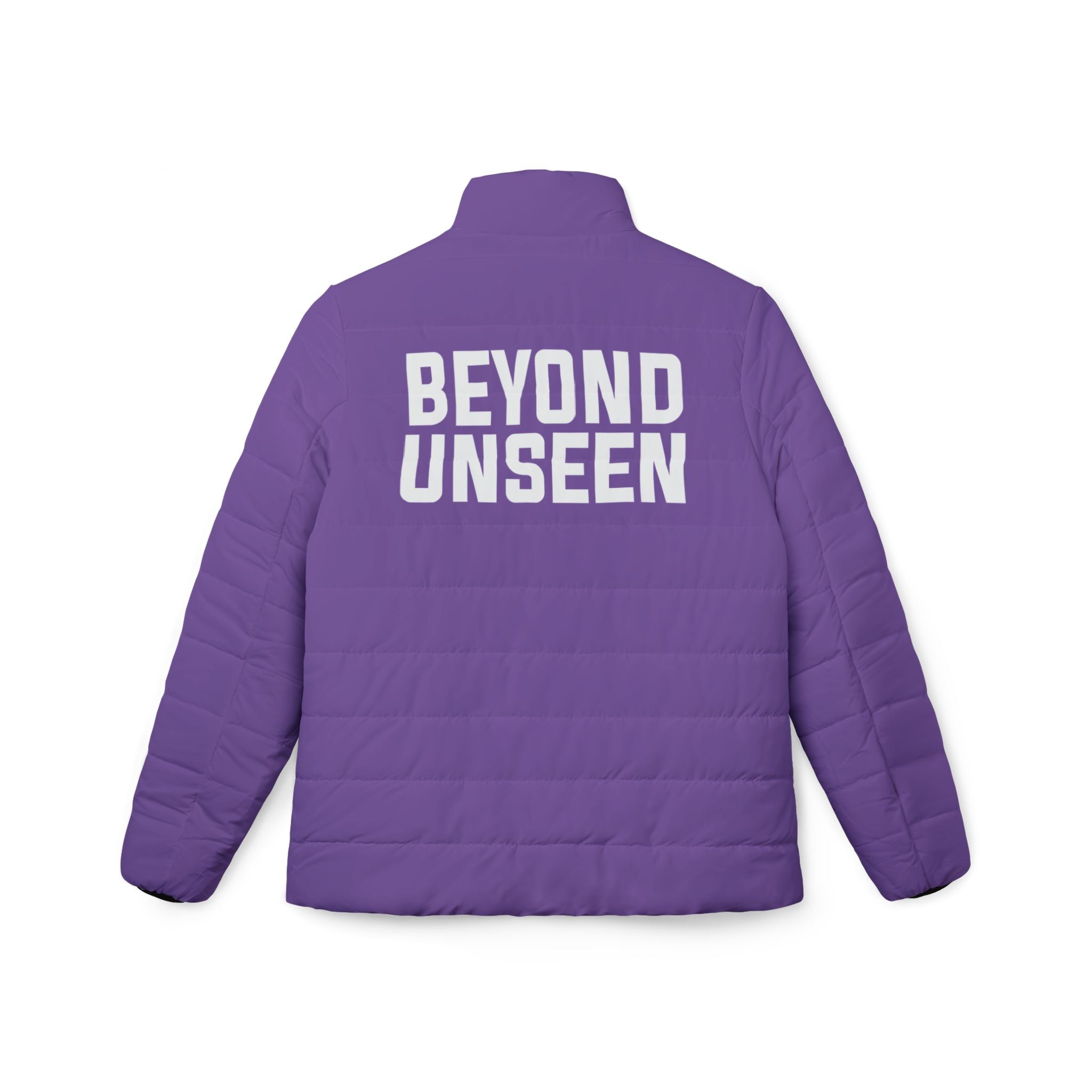 Beyond Unseen — Women's Puffer Jacket (Purple)