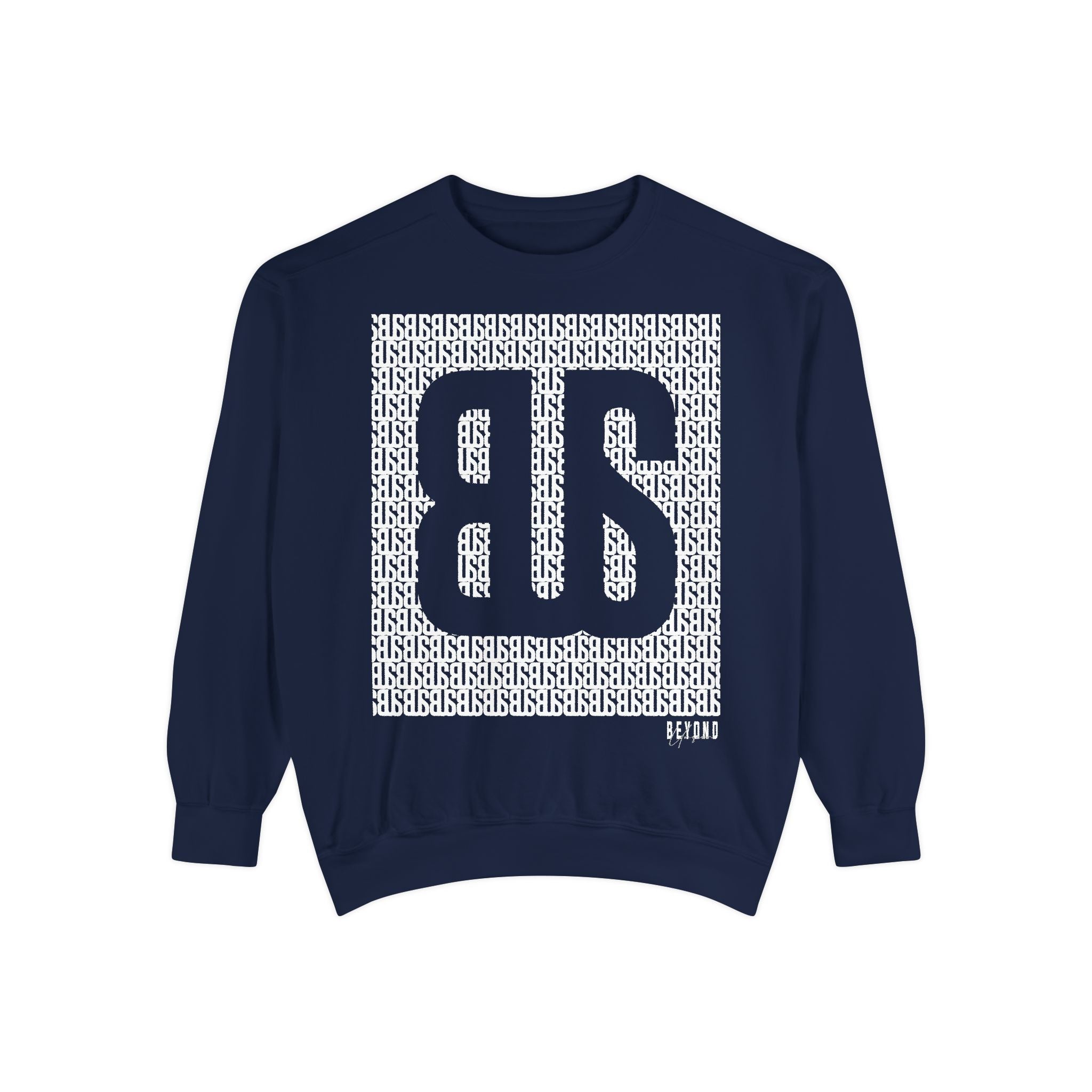 Beyond Unseen — Garment-Dyed Graphic Sweatshirt