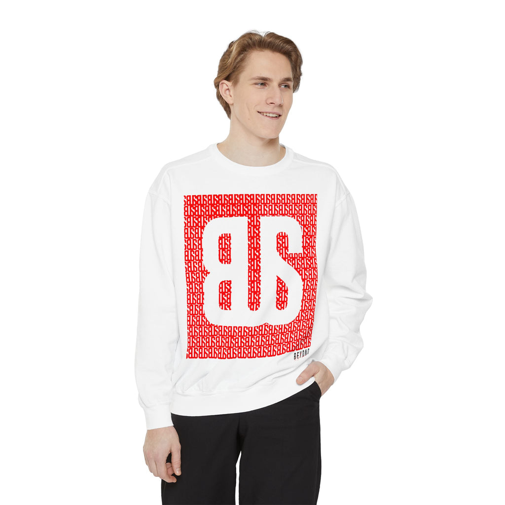 Beyond Unseen — Garment-Dyed Graphic Sweatshirt