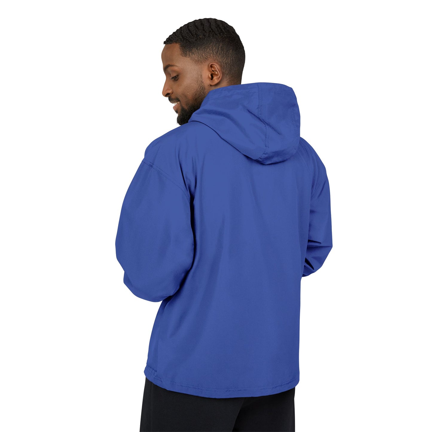 Champion Packable Orange Anorak Jacket - Lightweight Windbreaker for Outdoor Adventures