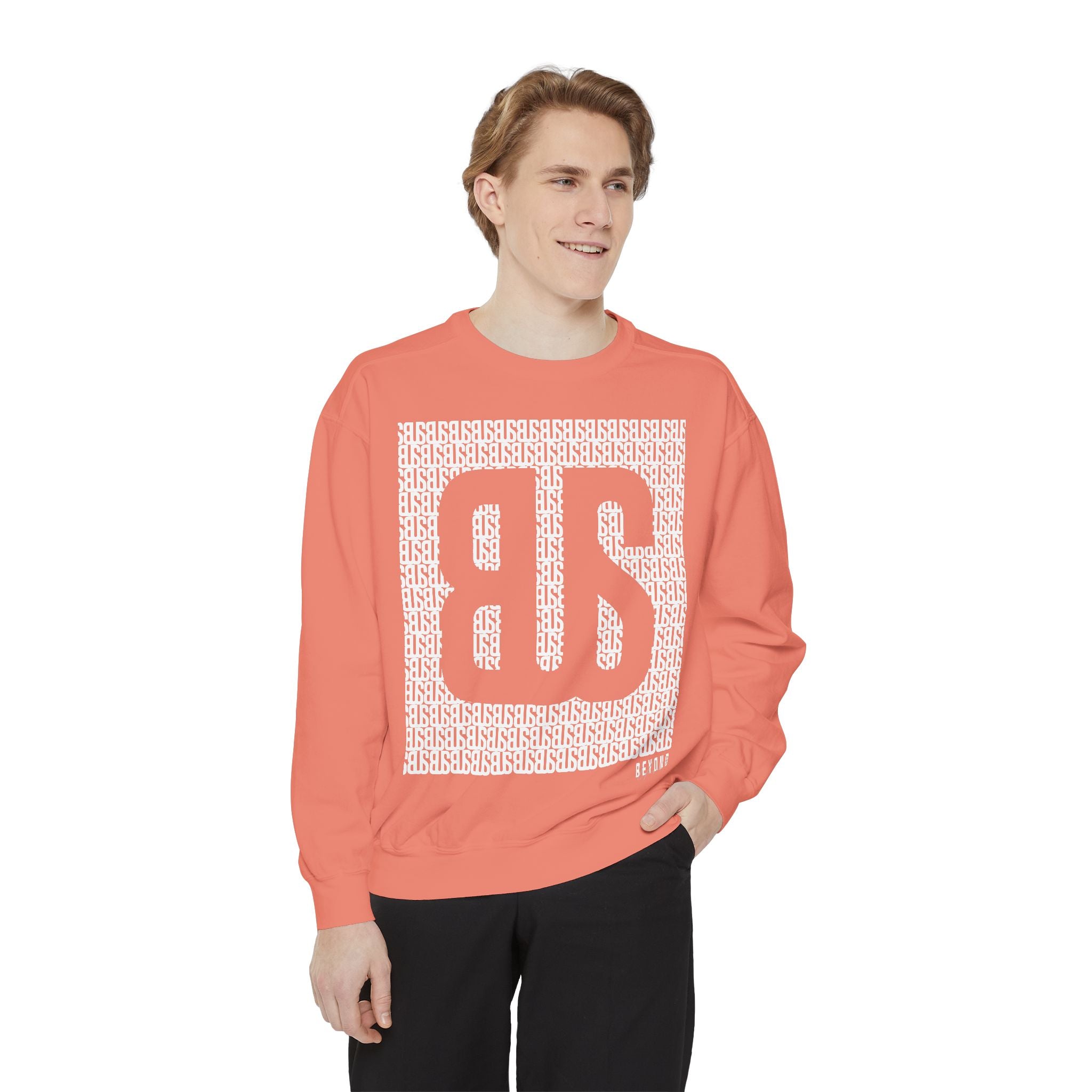 Beyond Unseen — Garment-Dyed Graphic Sweatshirt