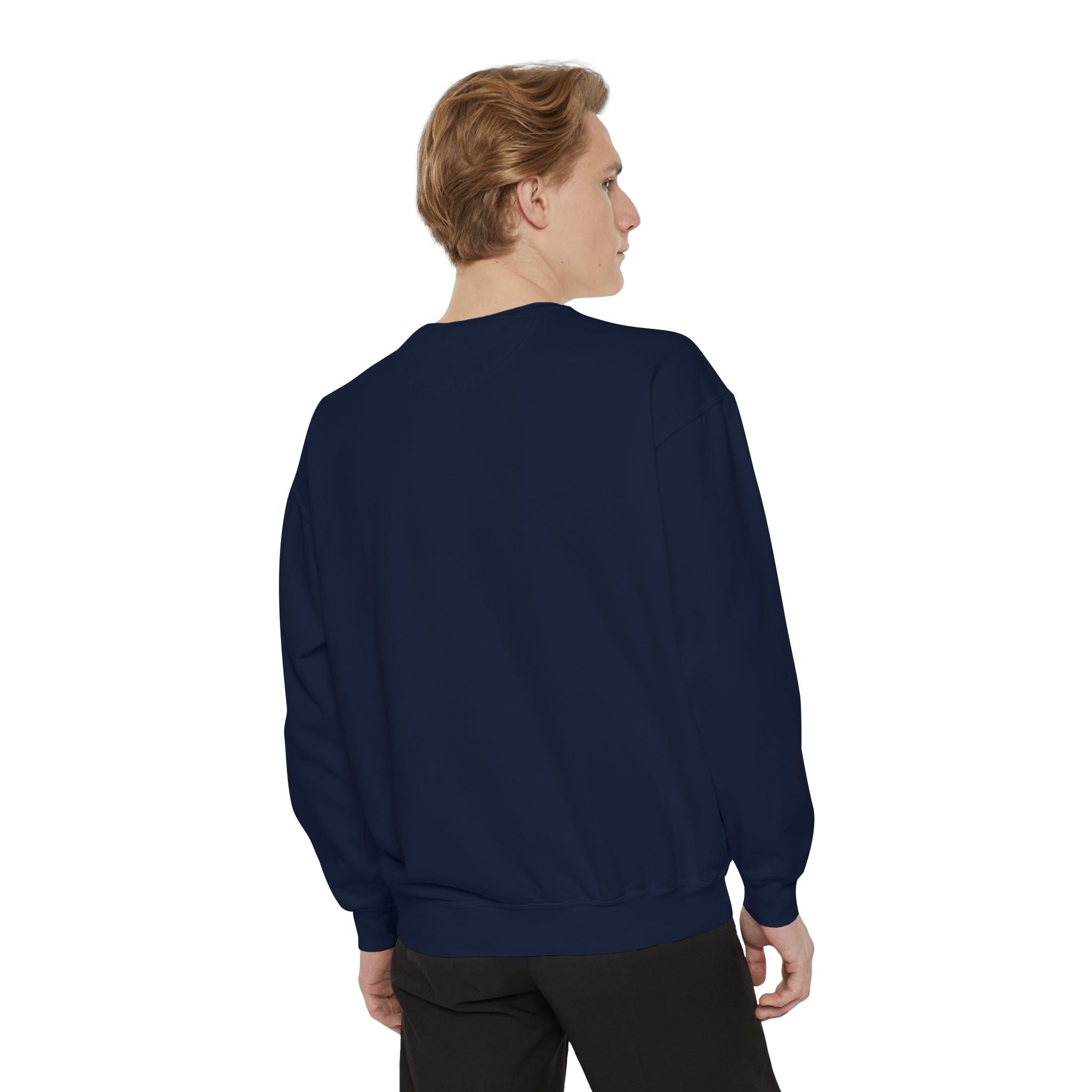 Beyond Unseen — Garment-Dyed Graphic Sweatshirt