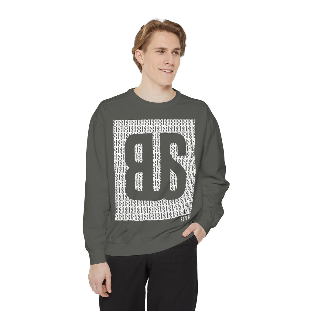 Beyond Unseen — Garment-Dyed Graphic Sweatshirt