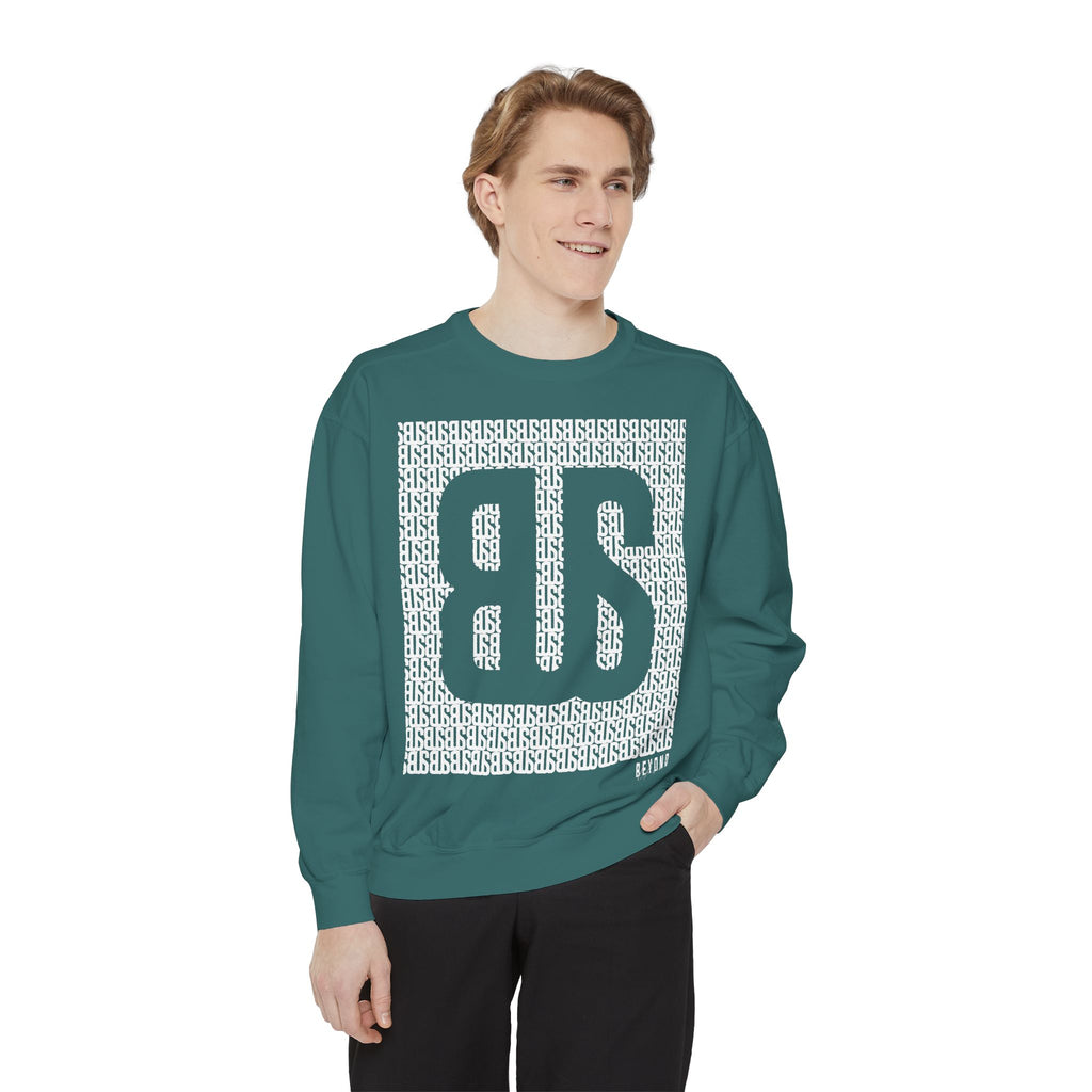 Beyond Unseen — Garment-Dyed Graphic Sweatshirt