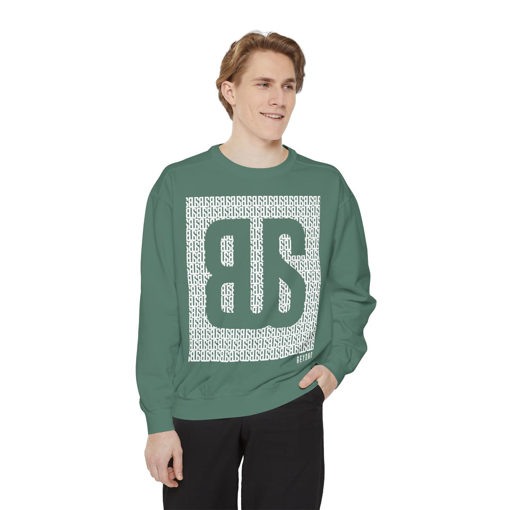 Beyond Unseen — Garment-Dyed Graphic Sweatshirt