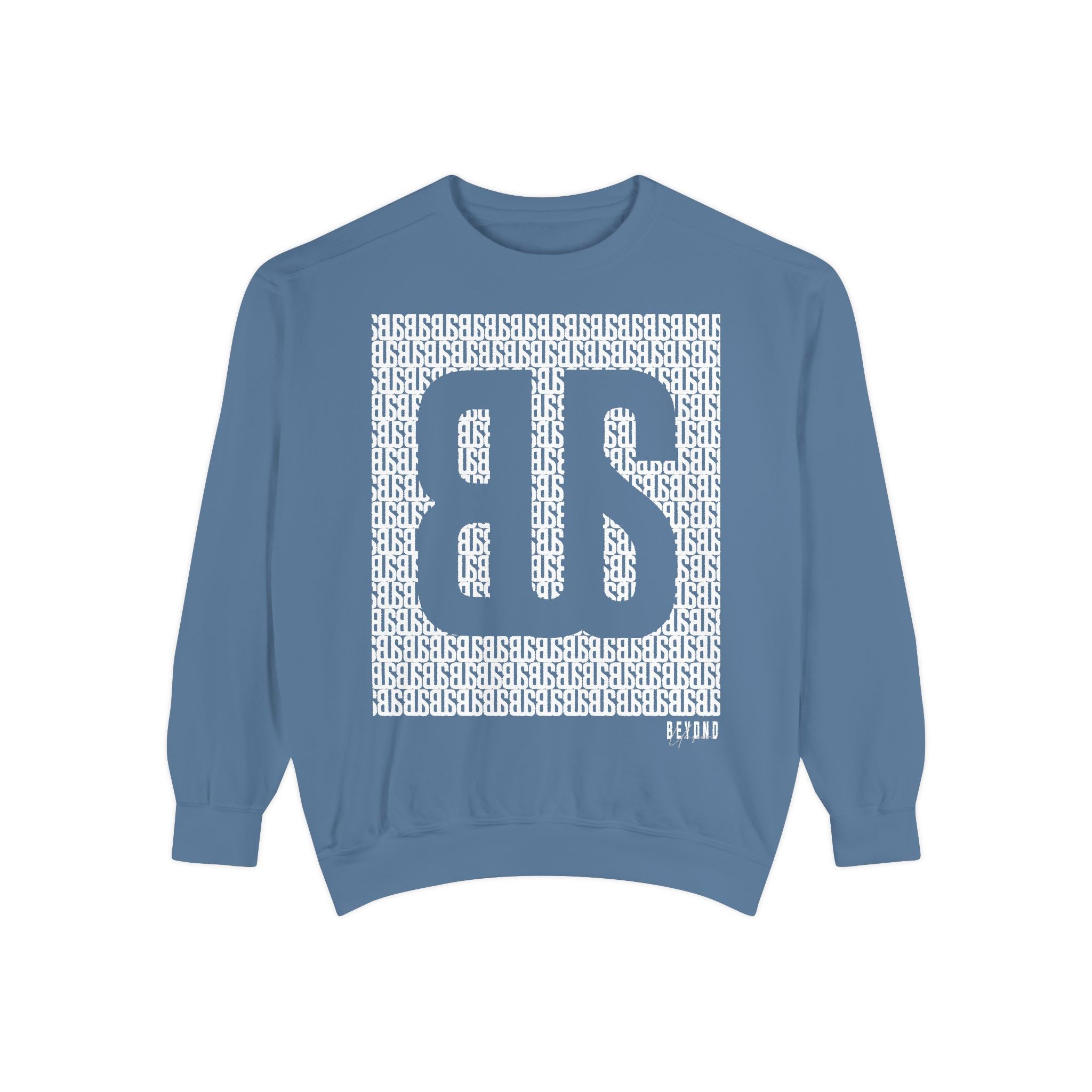 Beyond Unseen — Garment-Dyed Graphic Sweatshirt