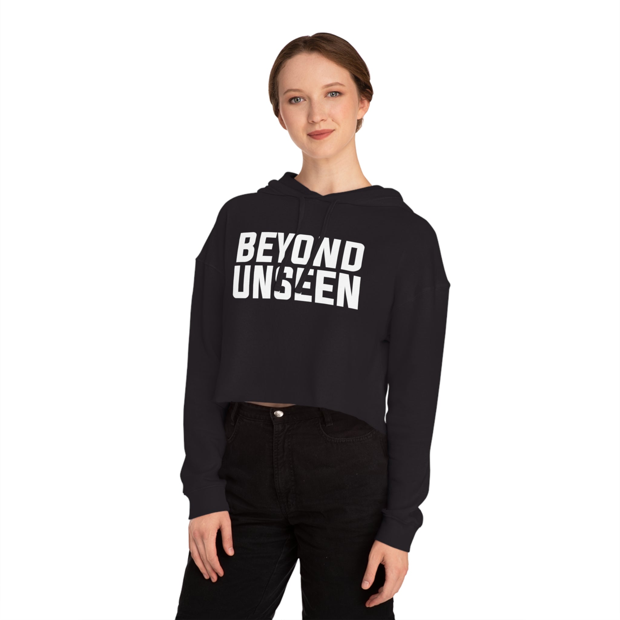 Beyond Unseen — Cropped Hoodie