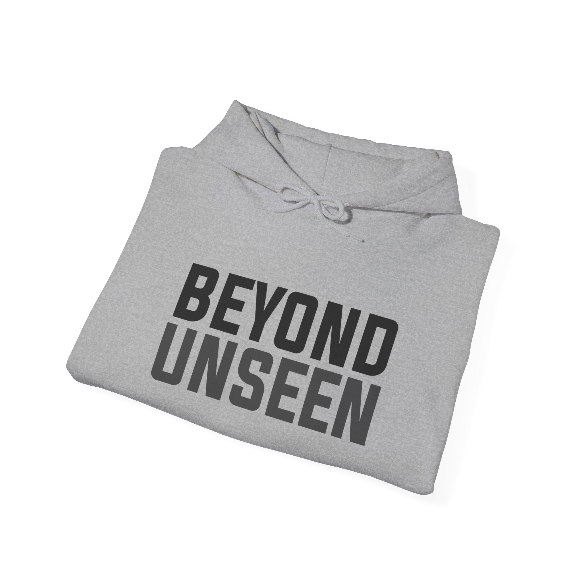 Beyond Unseen Hoodie — streetwear hoodie, unisex heavy blend pullover