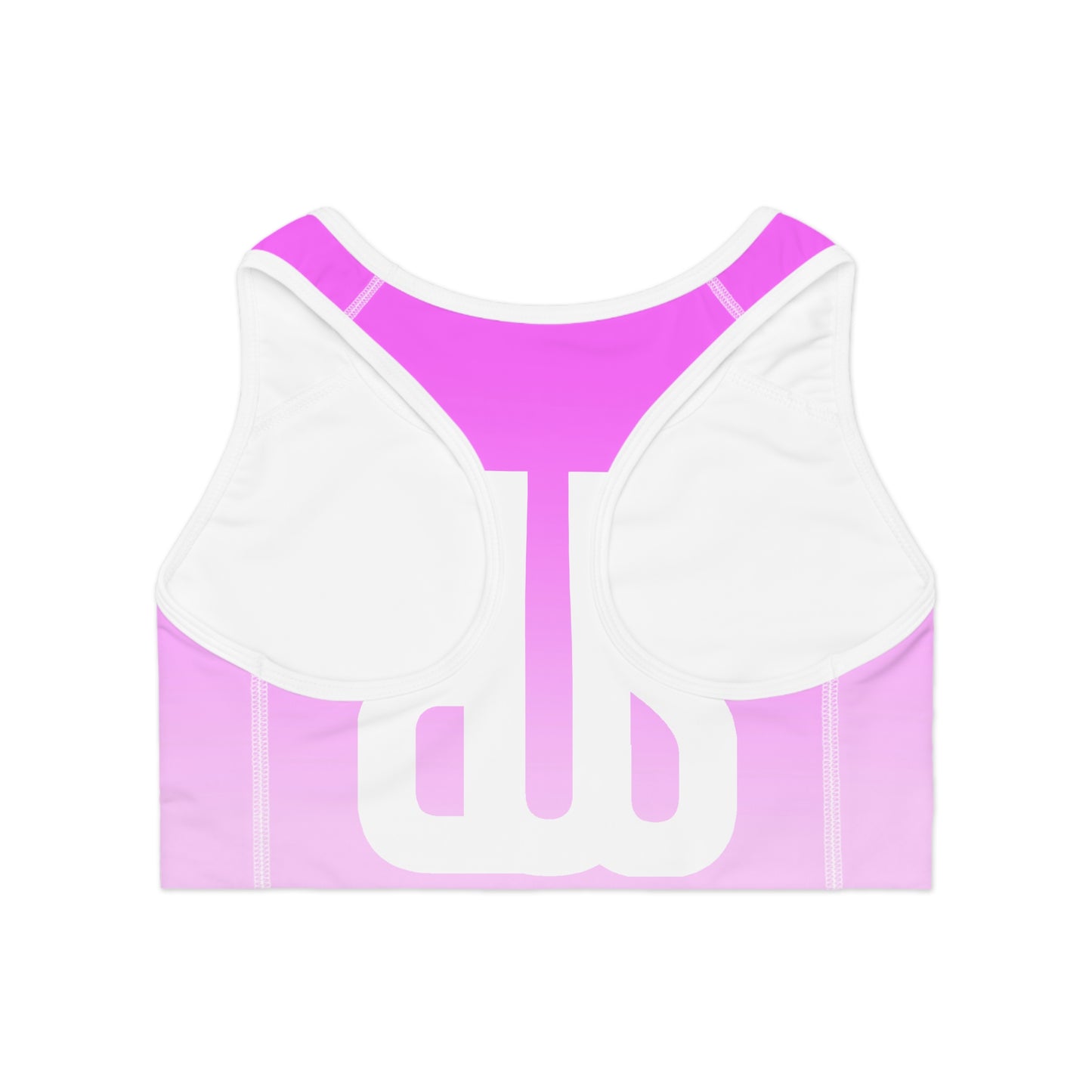 Gradient Pink Sports Bra - Beyond Your Limits Fitness Wear