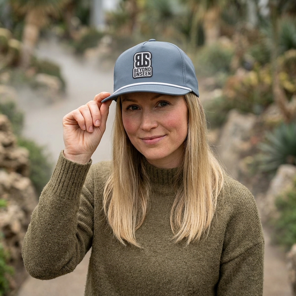 Beyond Unseen — Sunwashed Rope Cap — streetwear cap, independent clothing brand accessory