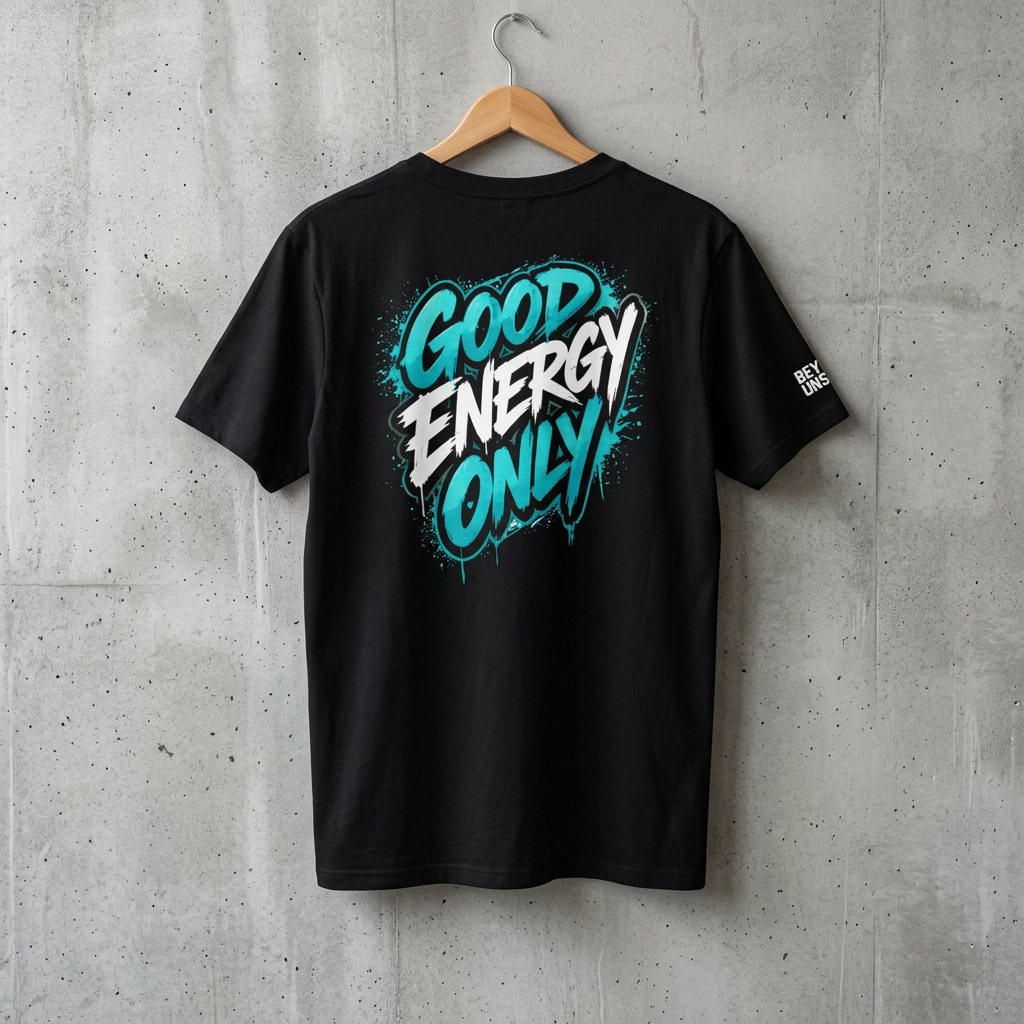 Good Energy Graphic Tee 4 — product photo 2, Beyond Unseen streetwear