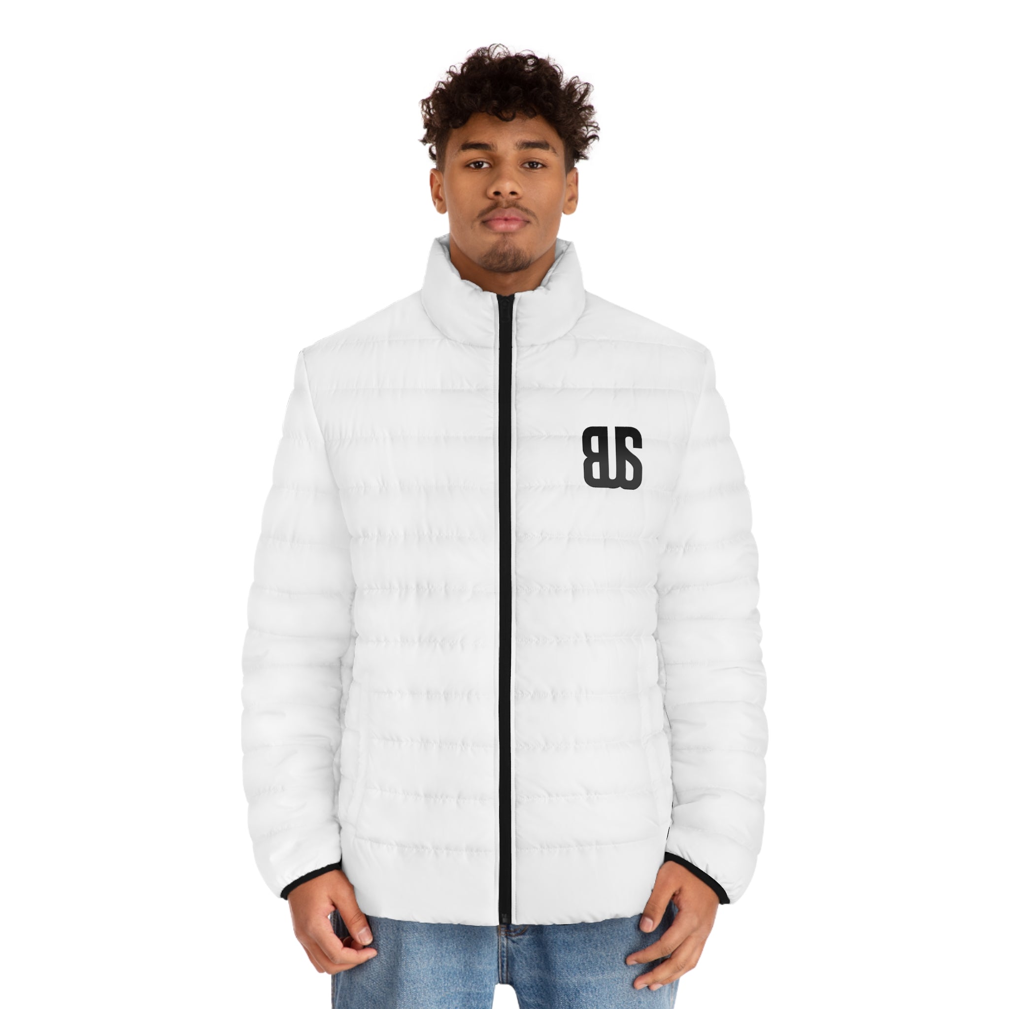 Beyond Unseen — Puffer Jacket (Black/White)