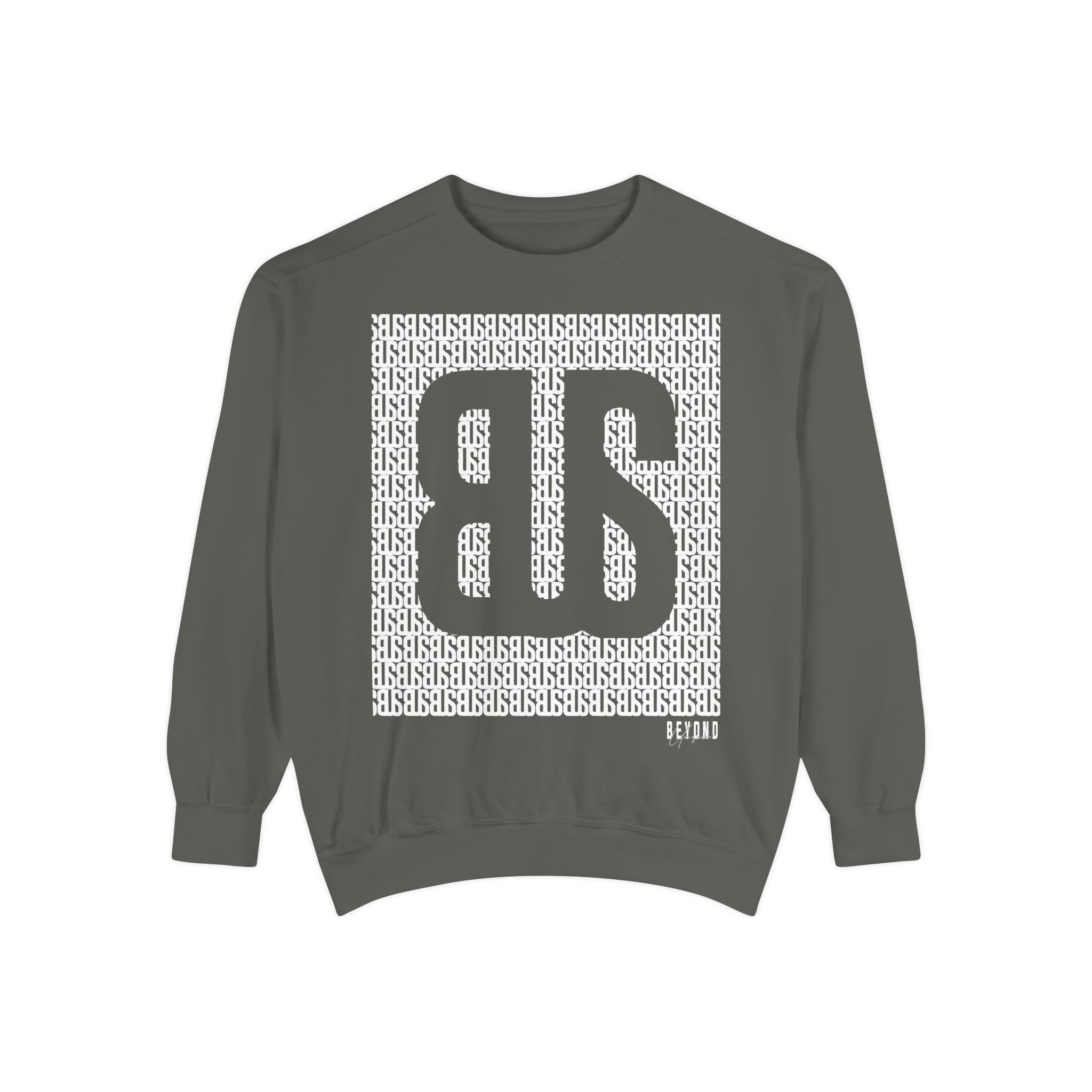 Beyond Unseen — Garment-Dyed Graphic Sweatshirt