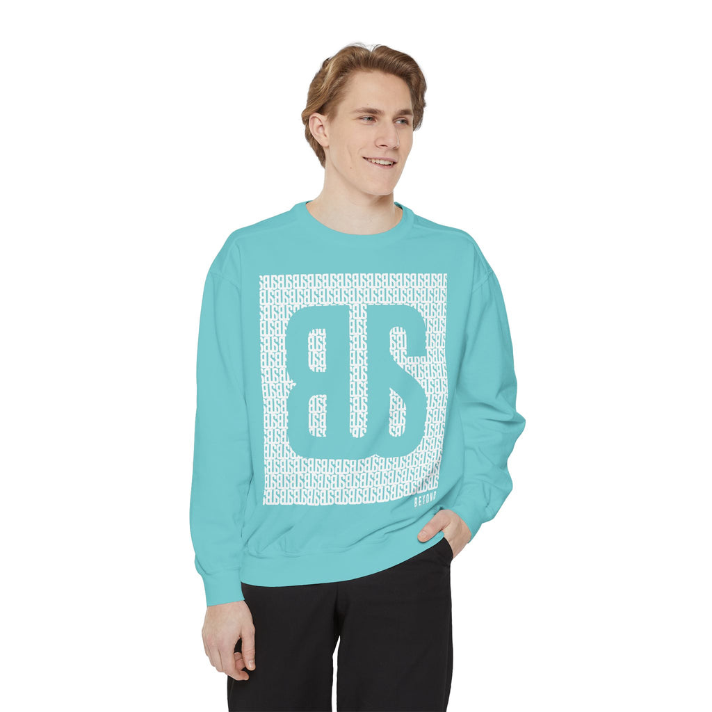 Beyond Unseen — Garment-Dyed Graphic Sweatshirt