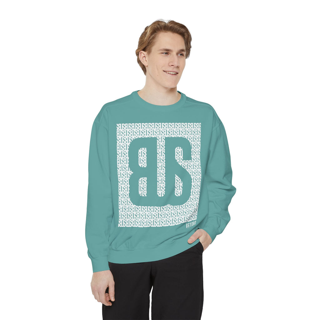 Beyond Unseen — Garment-Dyed Graphic Sweatshirt