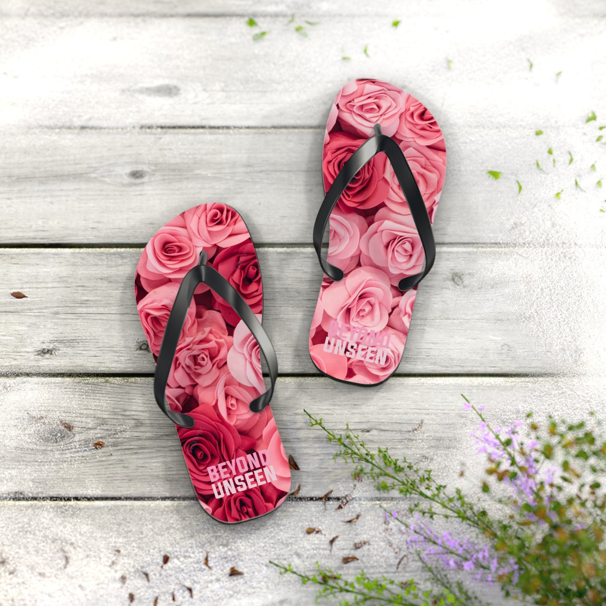 Beyond Unseen — Flip Flops (Pink)
