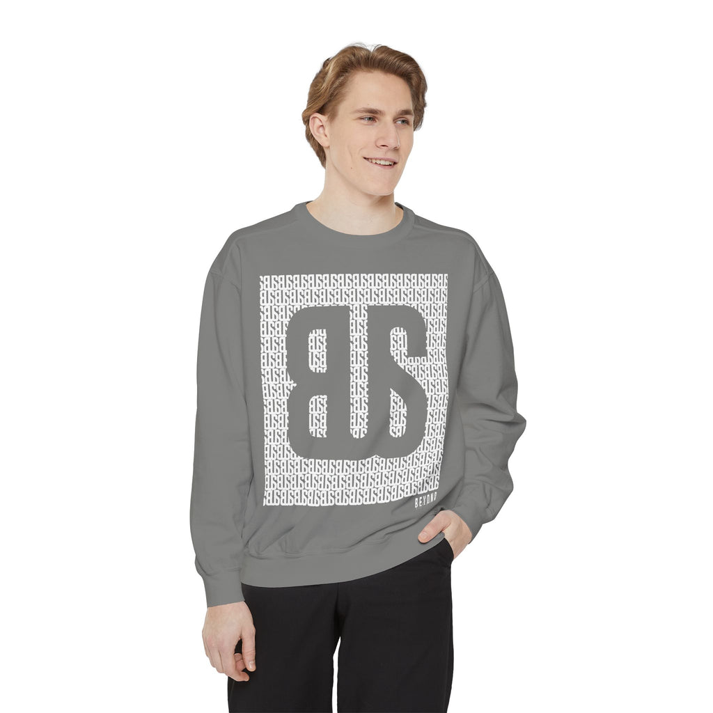 Beyond Unseen — Garment-Dyed Graphic Sweatshirt