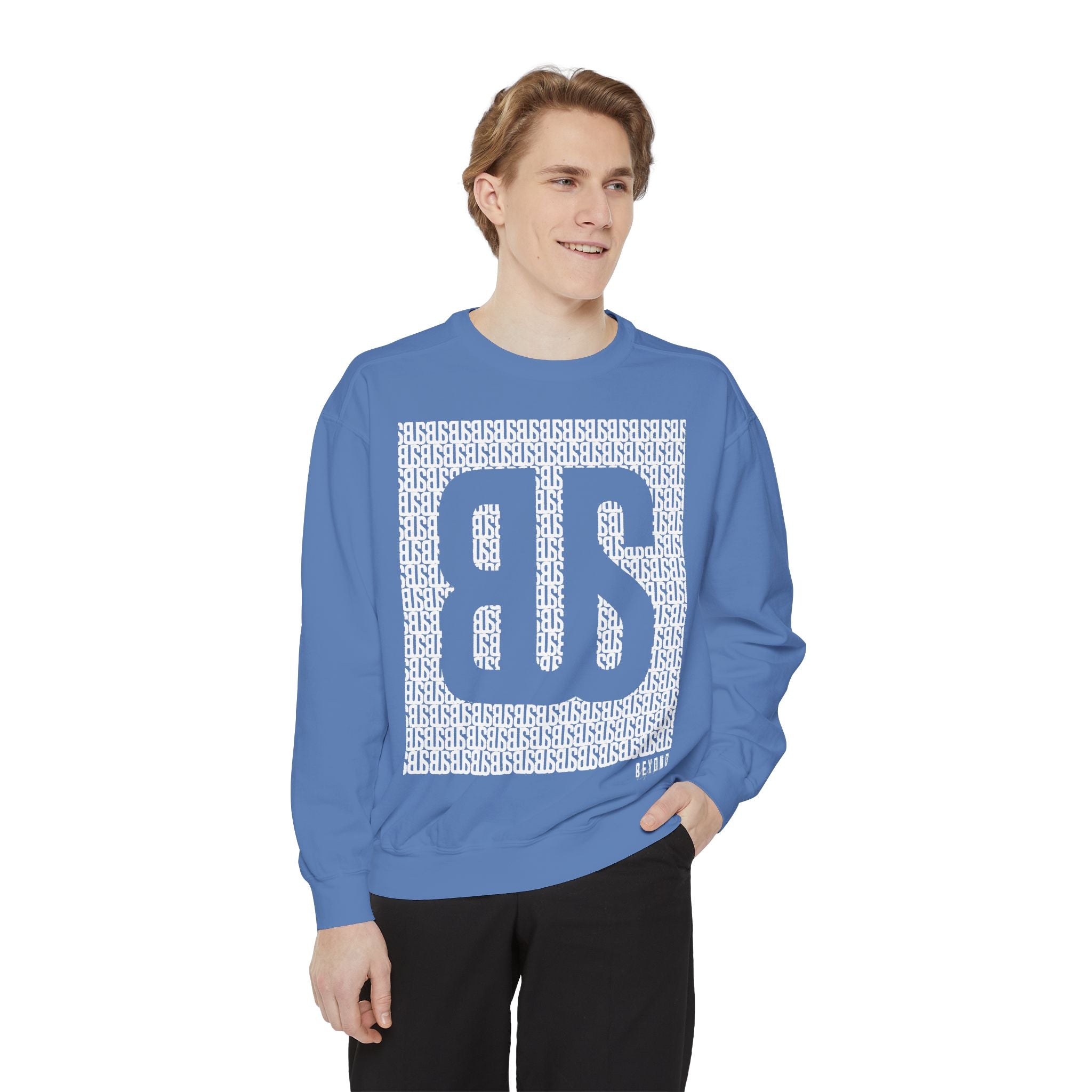 Beyond Unseen — Garment-Dyed Graphic Sweatshirt