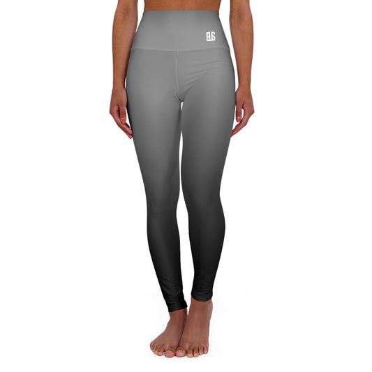 Beyond Comfort High Waisted Yoga Leggings in black Ombre