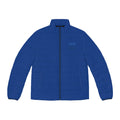 Beyond Unseen — Puffer Jacket Blue — streetwear jacket, independent clothing brand