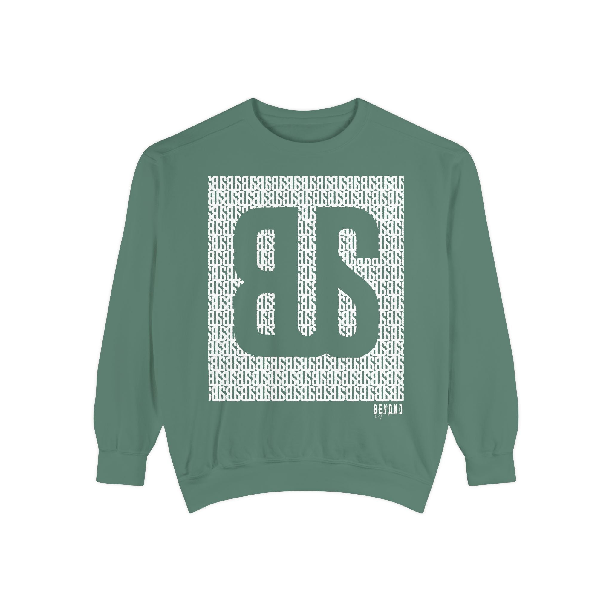 Beyond Unseen — Garment-Dyed Graphic Sweatshirt