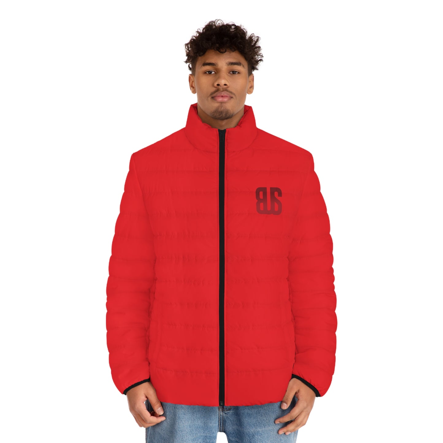 BUS-Puffer Jacket -red