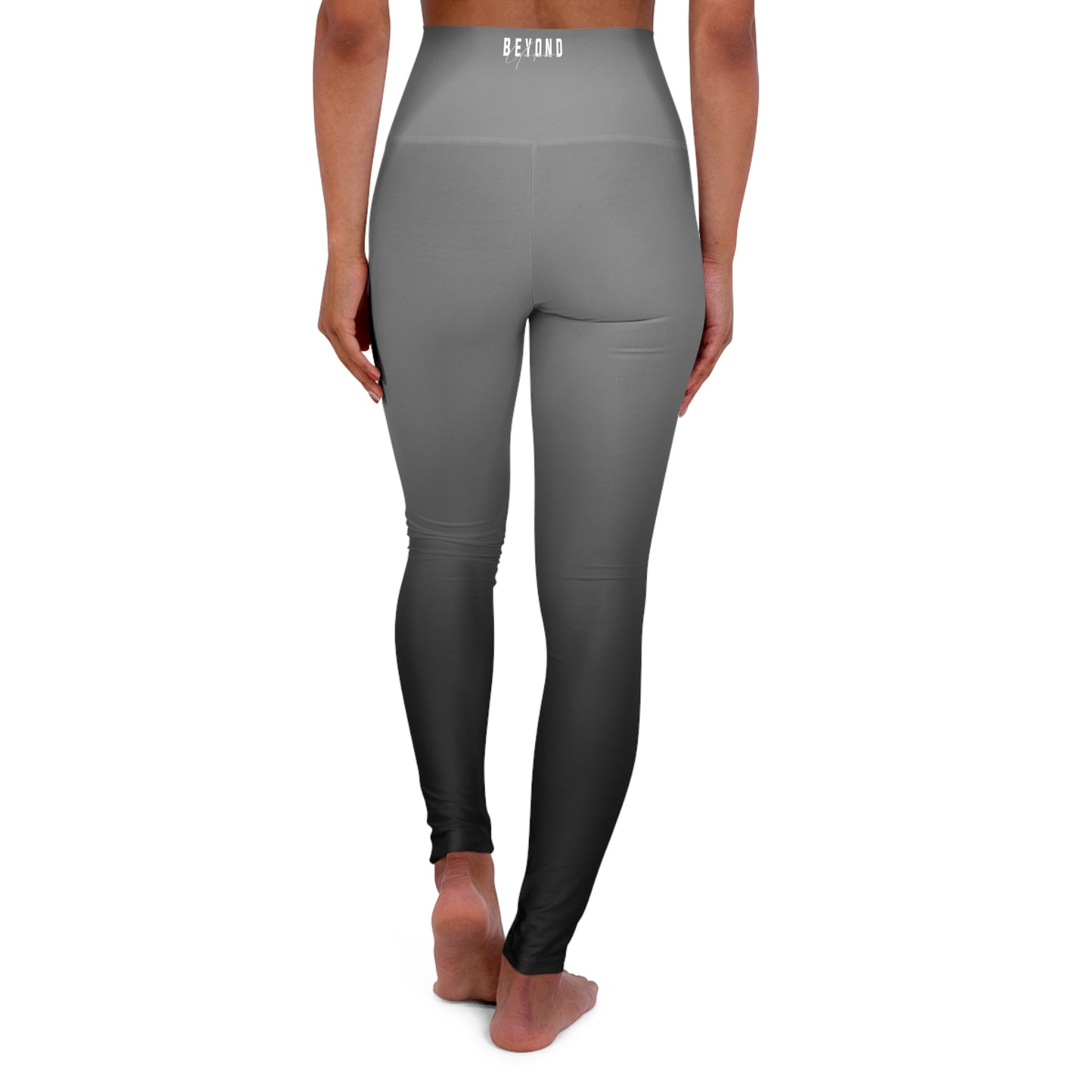 Beyond Comfort High Waisted Yoga Leggings in black Ombre