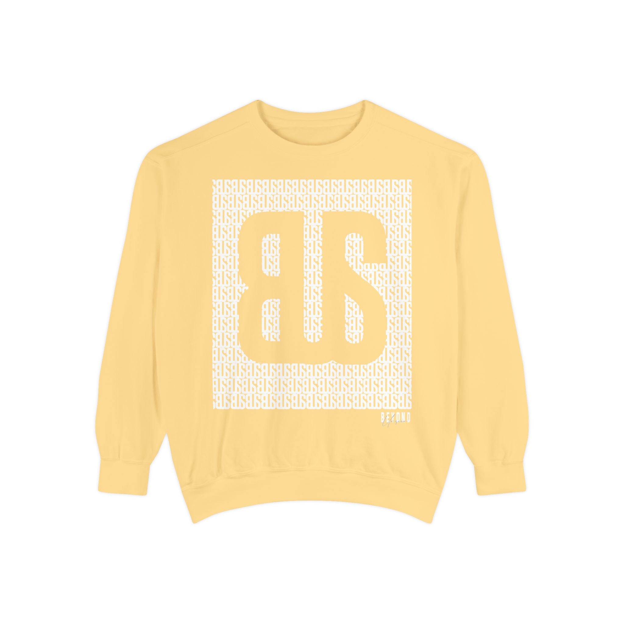 Beyond Unseen — Garment-Dyed Graphic Sweatshirt