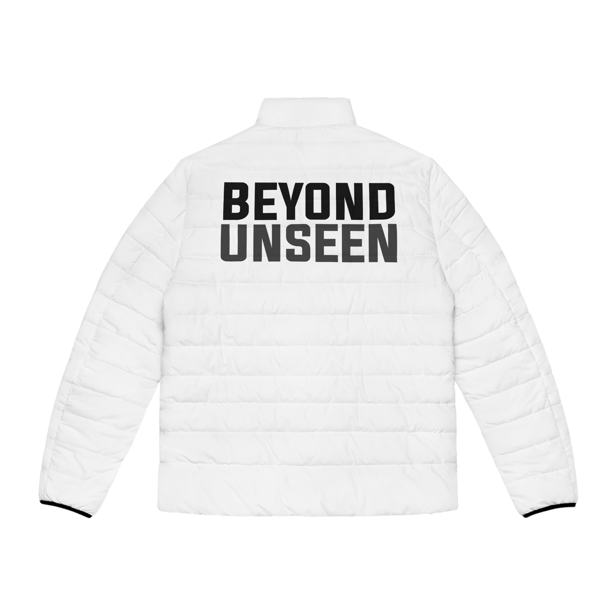 Beyond Unseen — Puffer Jacket (Black/White)