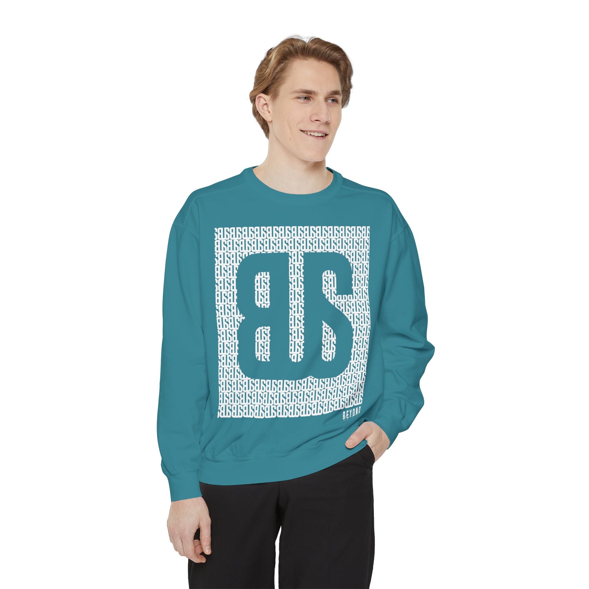 Beyond Unseen — Garment-Dyed Graphic Sweatshirt
