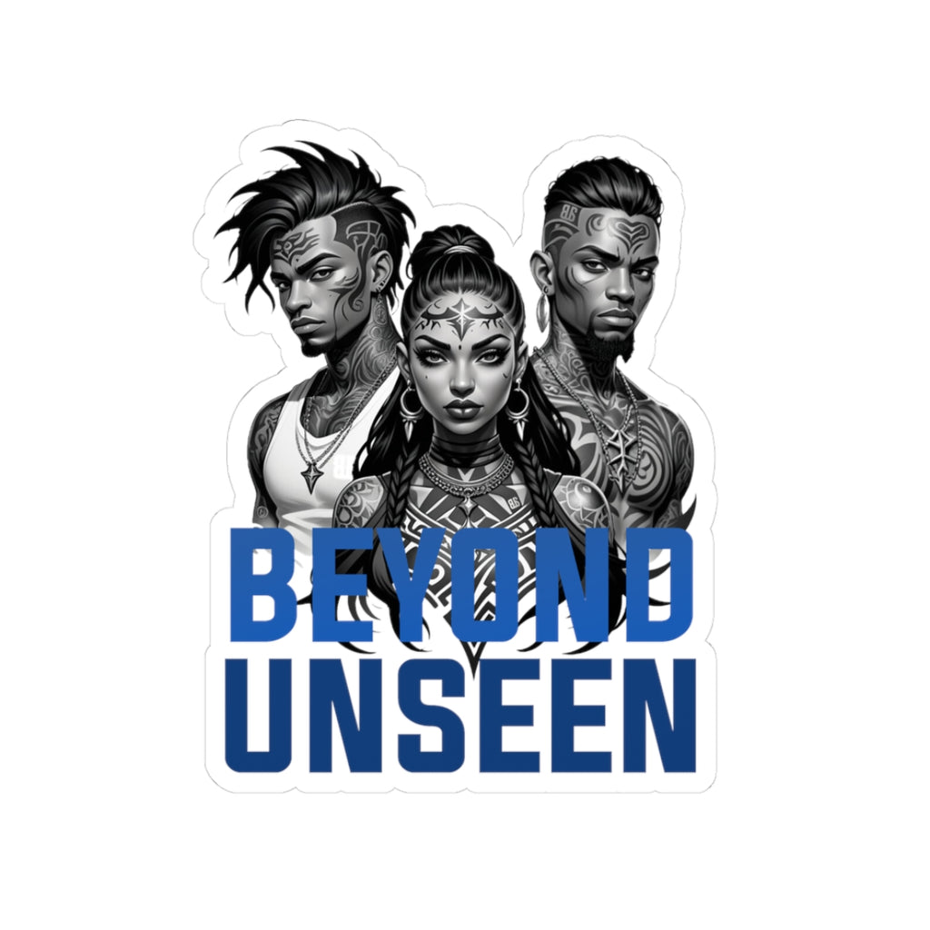 Beyond Unseen Stickers 2 — streetwear sticker pack, independent clothing brand