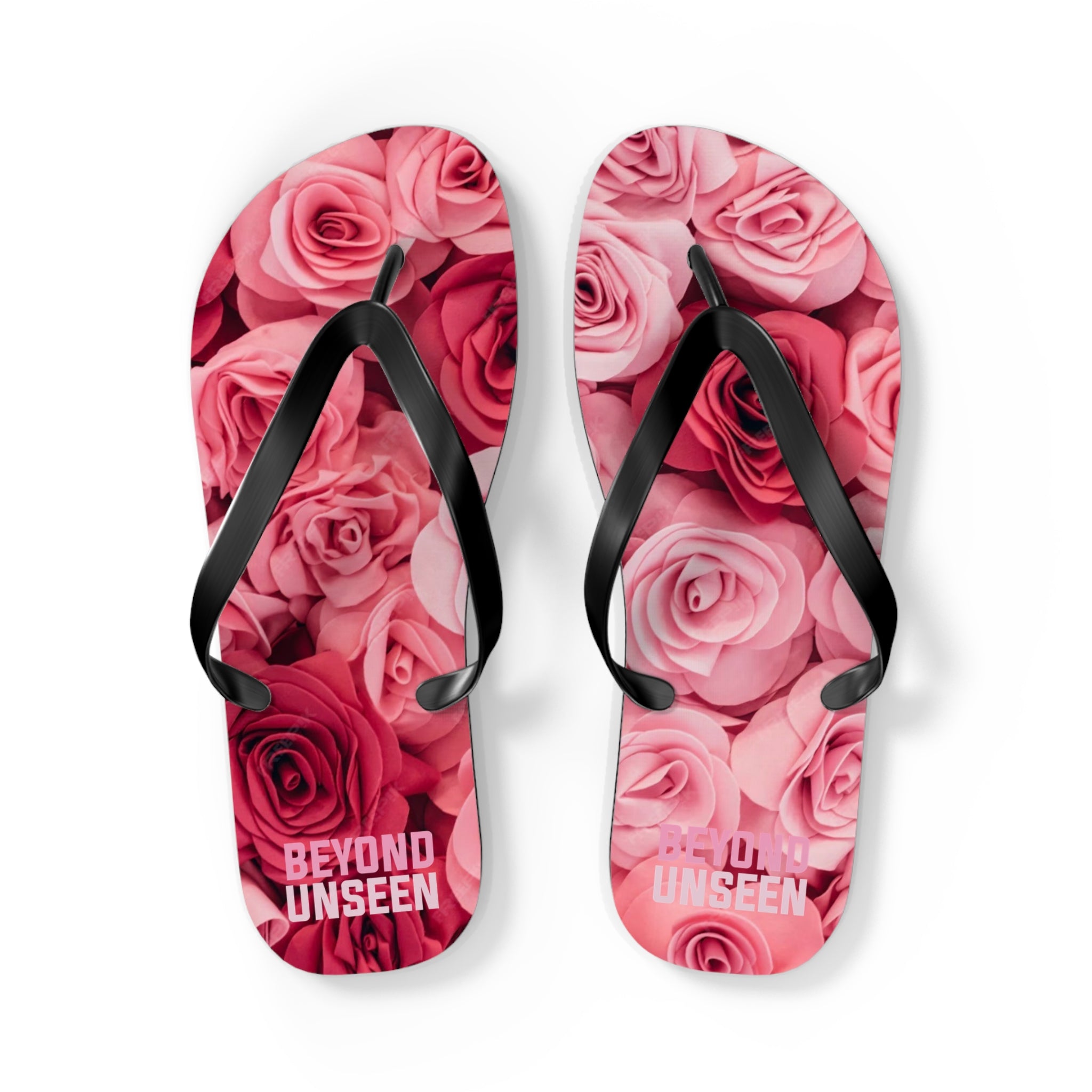 Beyond Unseen — Flip Flops Pink — streetwear accessory, independent clothing brand