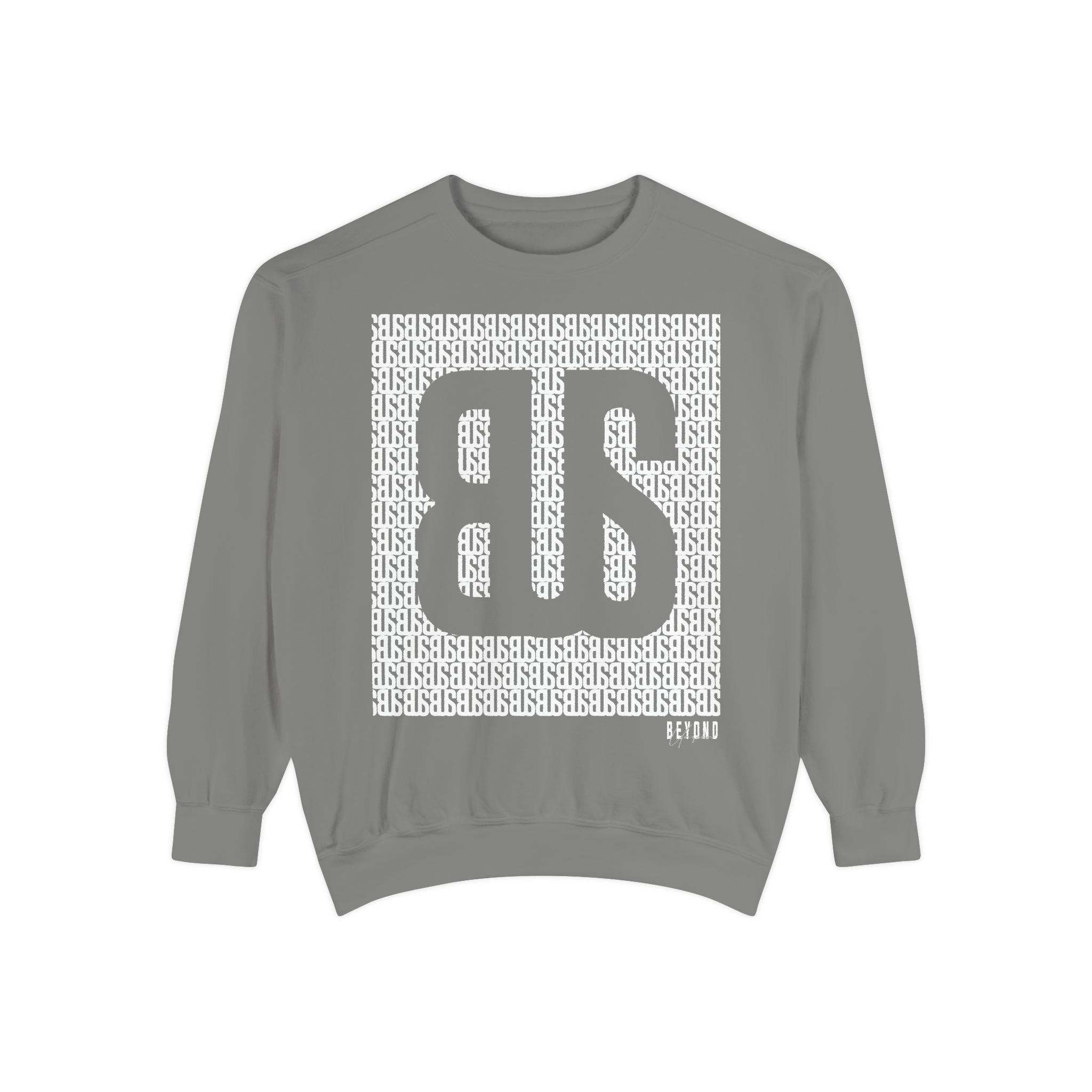 Beyond Unseen — Garment-Dyed Graphic Sweatshirt