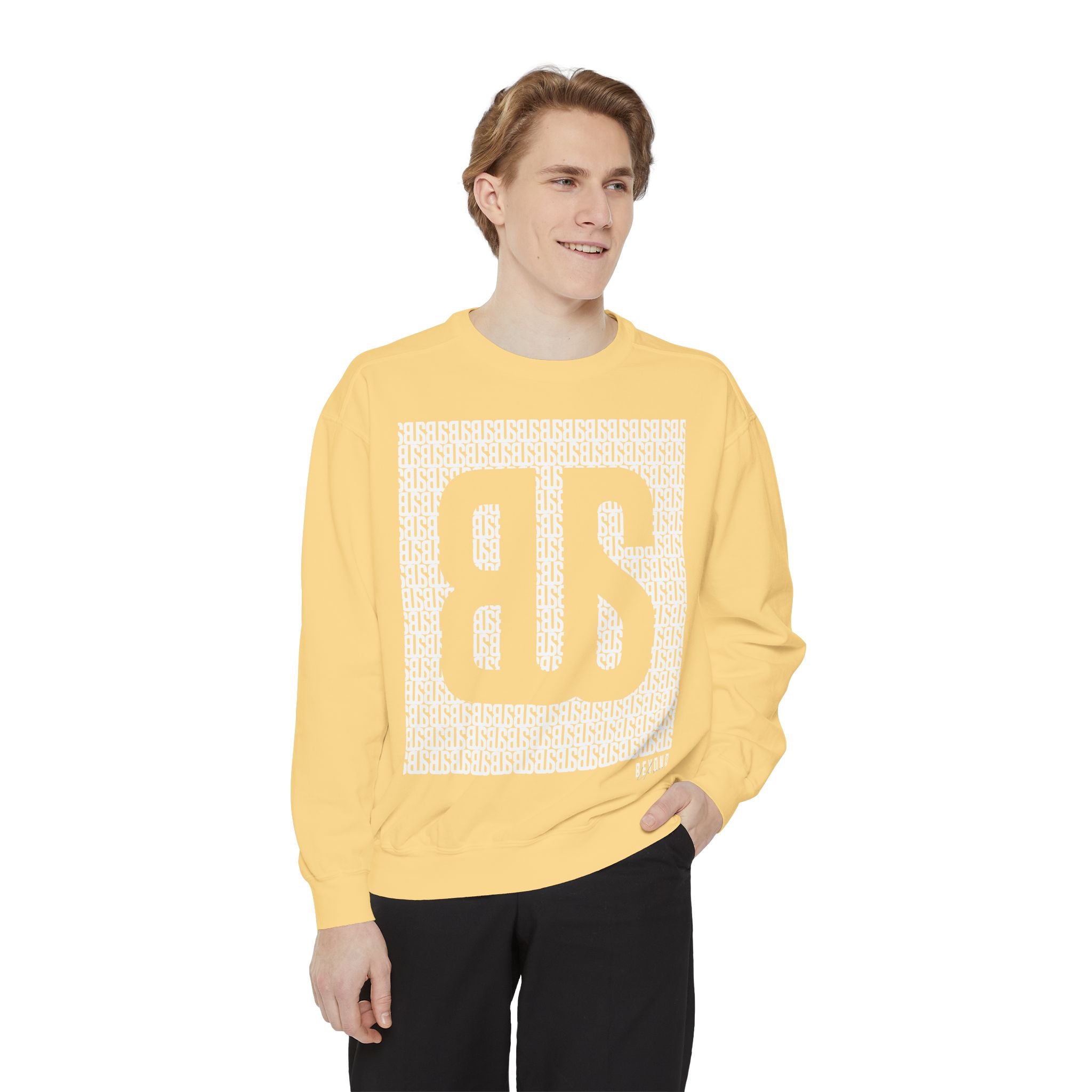 Beyond Unseen — Garment-Dyed Graphic Sweatshirt
