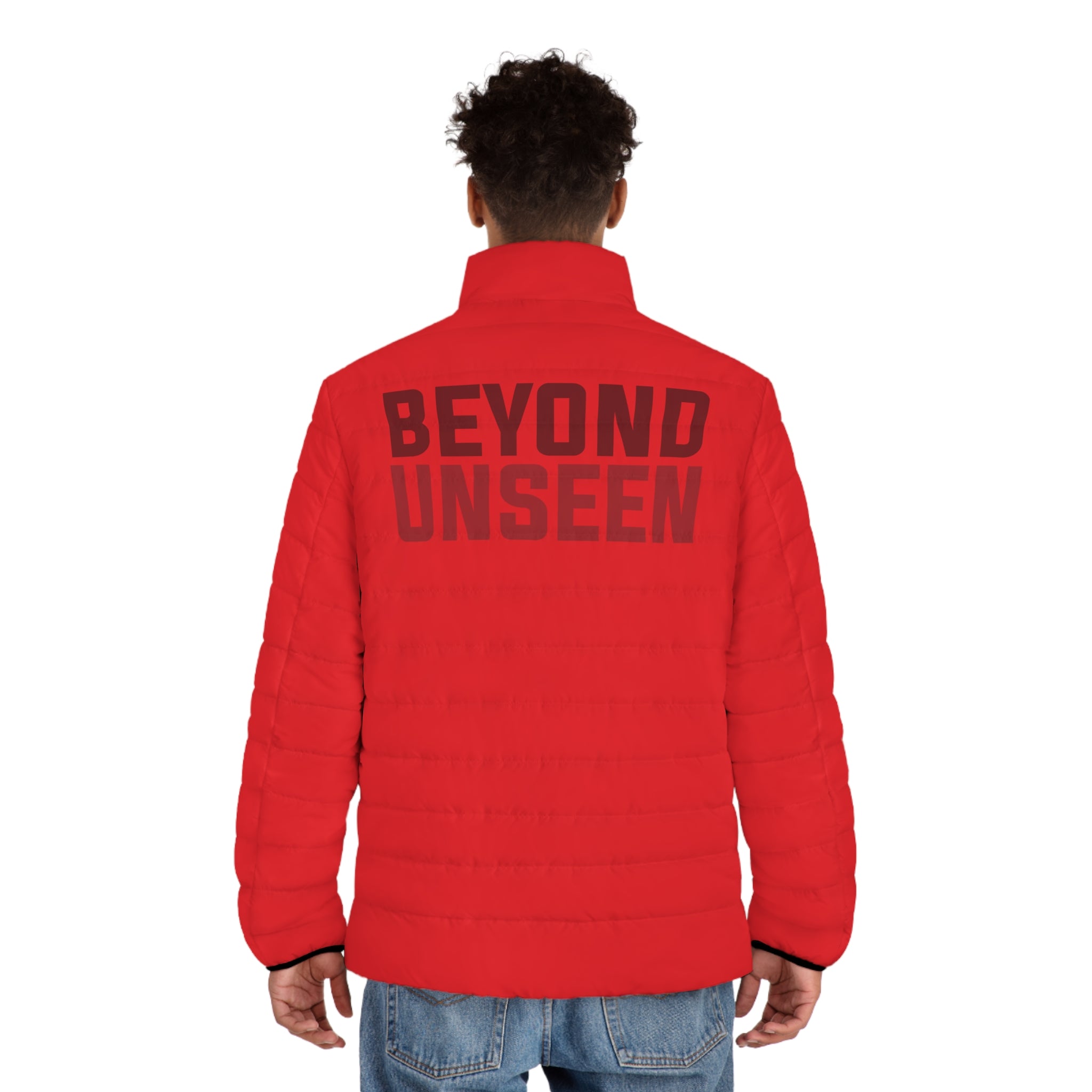 Beyond Unseen — Puffer Jacket (Red)